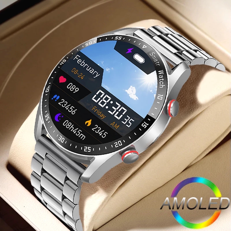 Gps Running Watch - ECG + PPG Bluetooth Oproep Smart