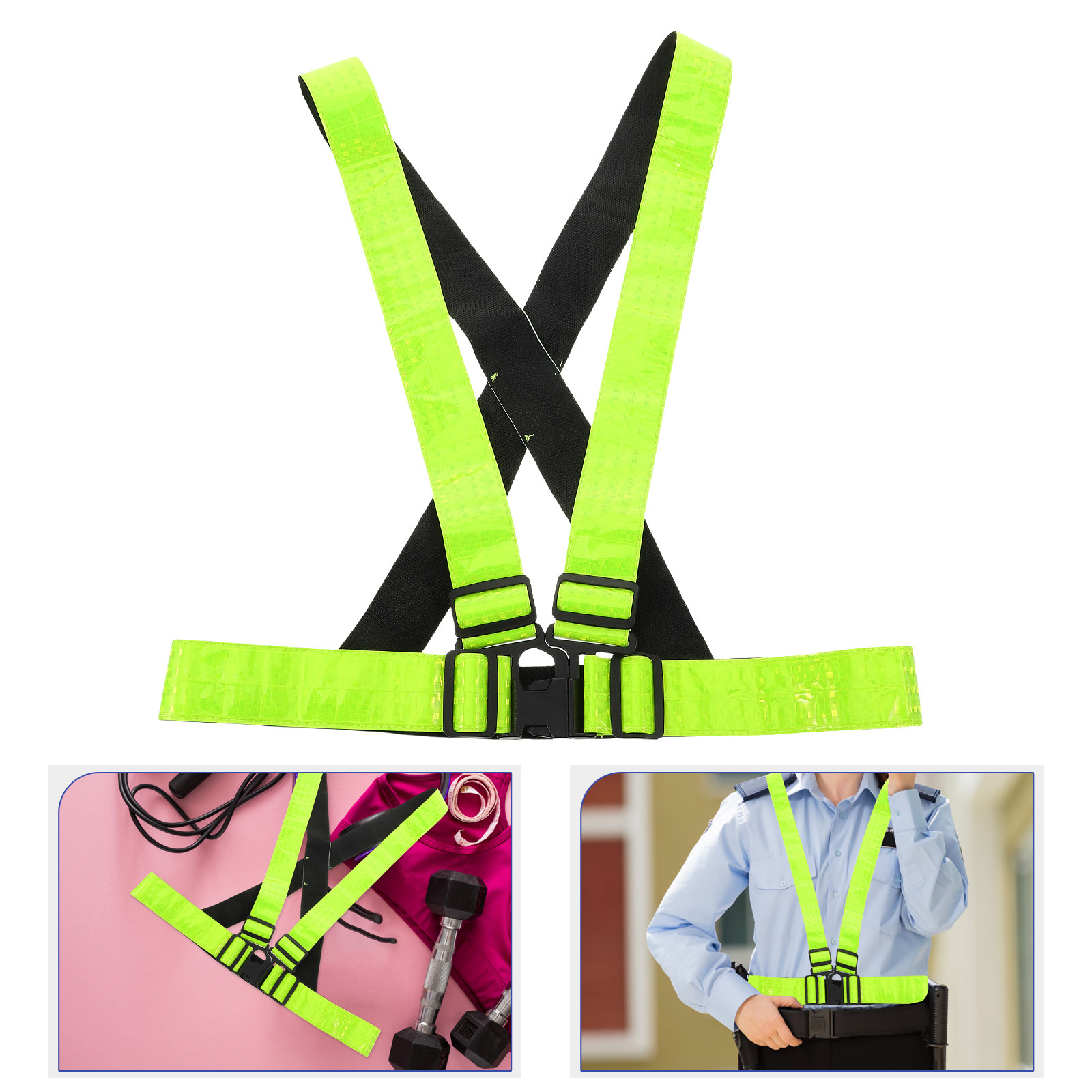 Running Gear Dog - Loopvest met hoge zichtbaarheid, veiligheidsuitrusting voor