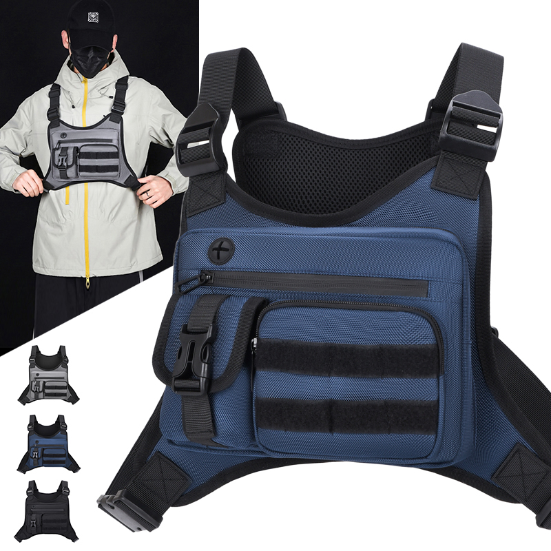Running Gear For - Tactische borsttas voor heren, waterdicht, crossbody