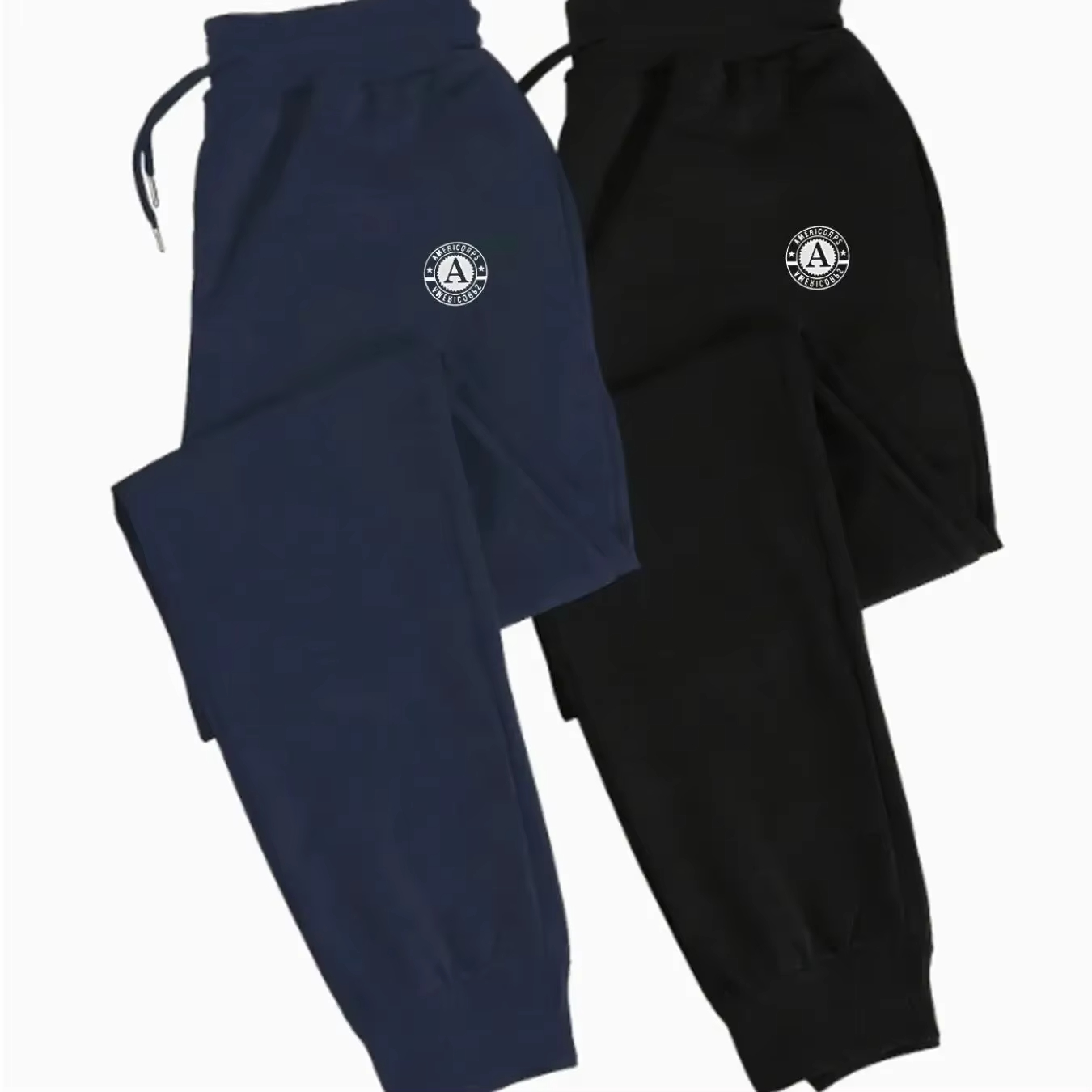 Running Gear Winter - 2-pack casual joggingbroeken voor heren met