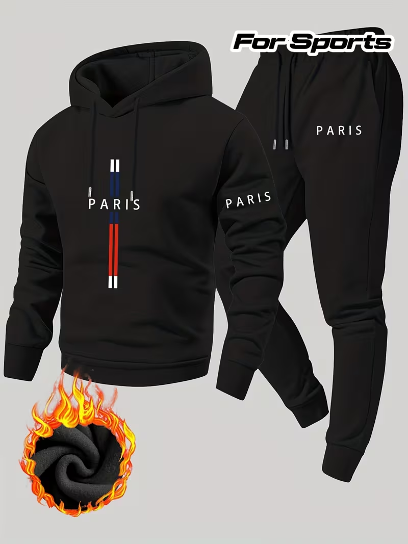 Running Gear Winter - Heren Urban Casual Tweedelig Set met