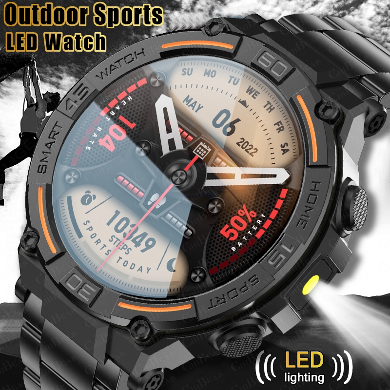 Gps Running Watch - Outdoor Militaire Robuuste Smartwatch Heren GPS