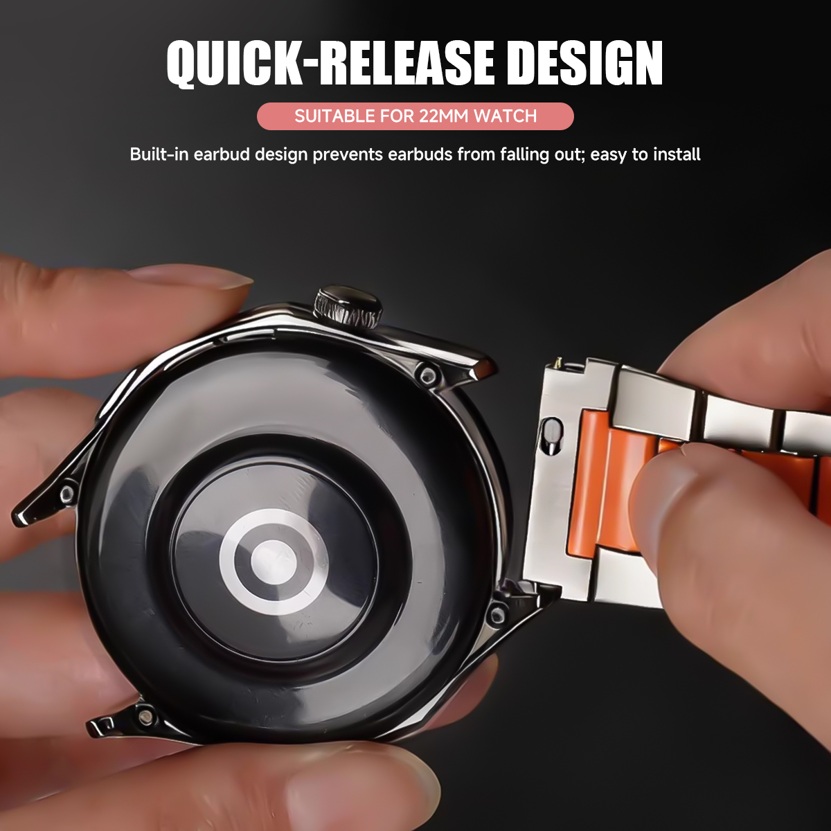 22mm RVS band voor Huawei Watc - Runners Gear recensie en prijs