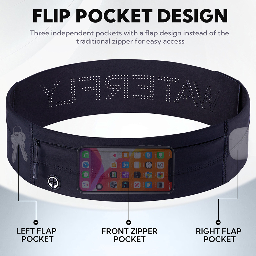 WATERFLY hardloopriem heuptasj - Running Gear Belt recensie en prijs